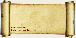 Andjelina Jovanović vizit kartica